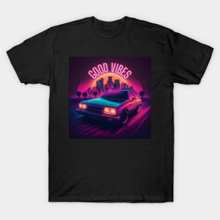 Good vibes - retro positive road trip T-Shirt